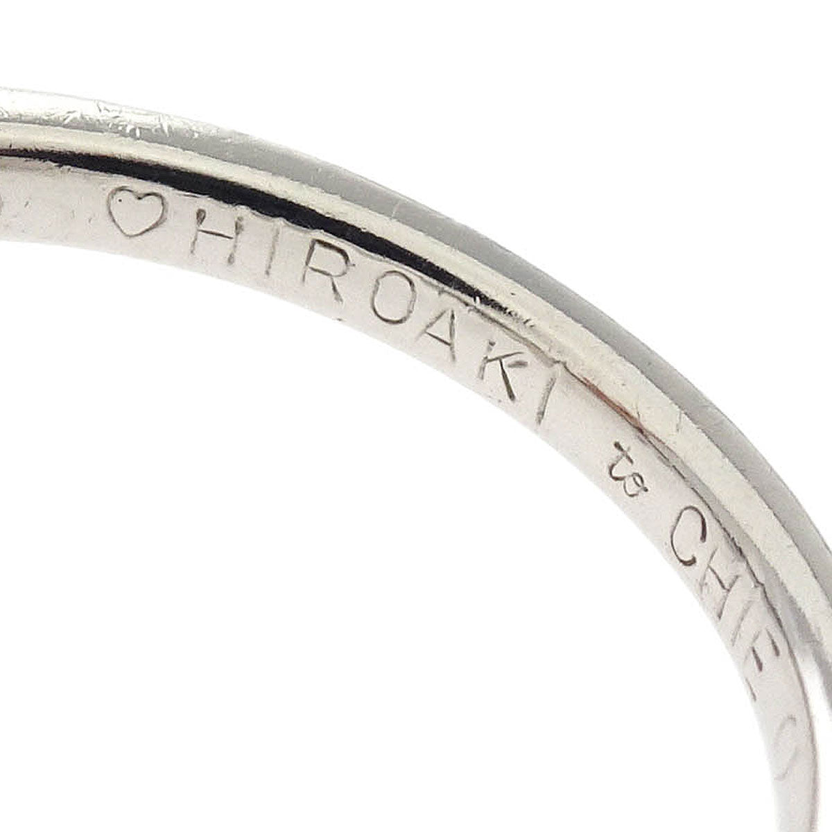 Ring Pt900 Diamond Silver #50