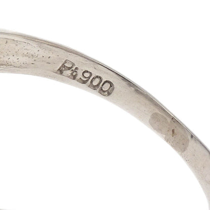 Ring Pt900 Diamond Silver #48