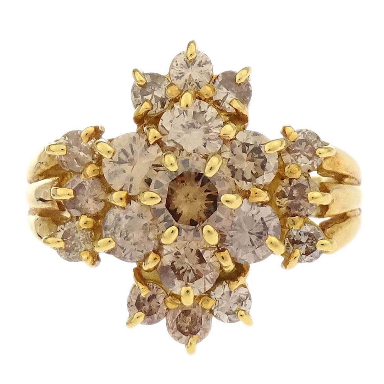 Ring Diamond 18K Gold #50