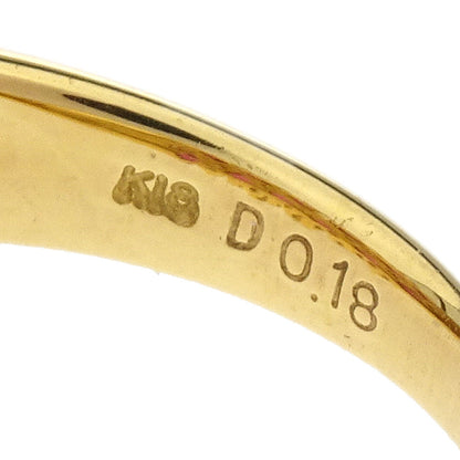 Ring 18K Ruby Diamond Gold #51