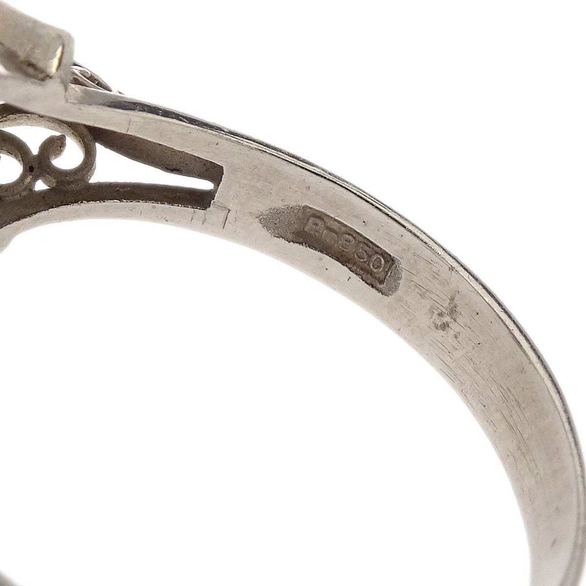 Ring Pm850 Peridot Diamond Silver #56