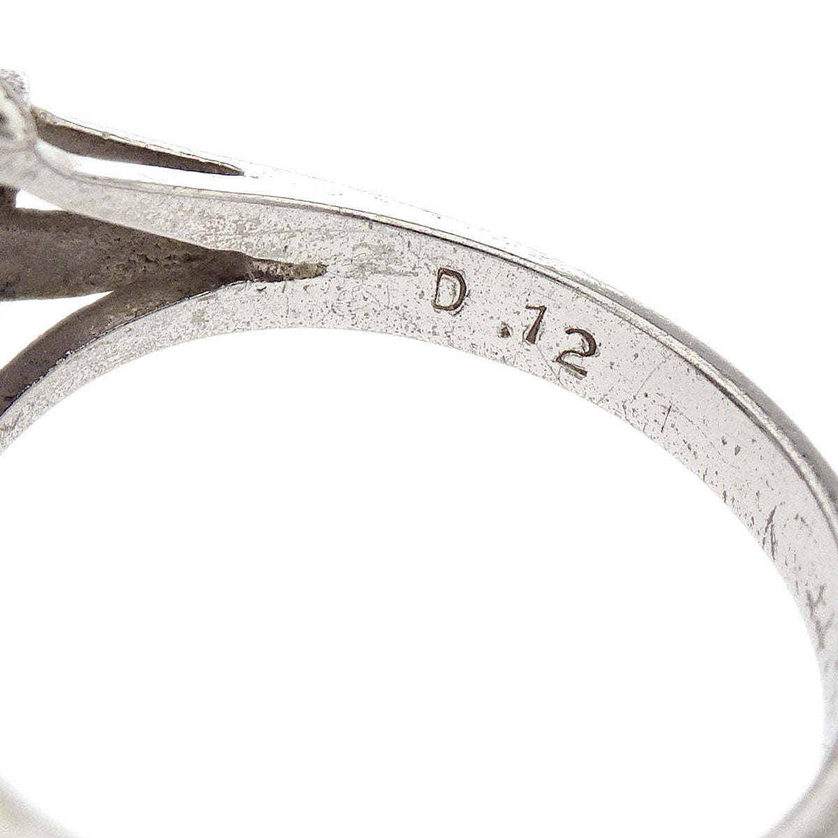 Ring Pm850 Synthesis Sapphire Diamond Silver #52