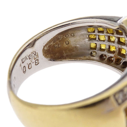 Ring 18KWG Sapphire Diamond #51