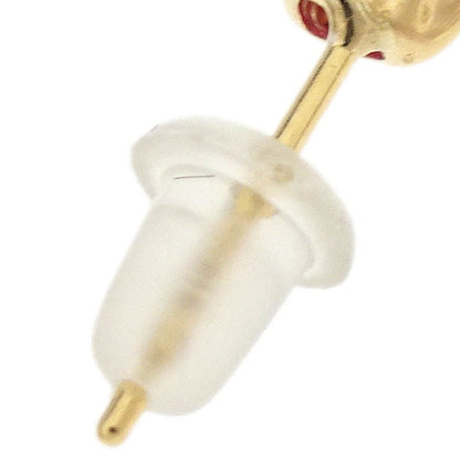Piercing Earrings 18K Ruby Gold