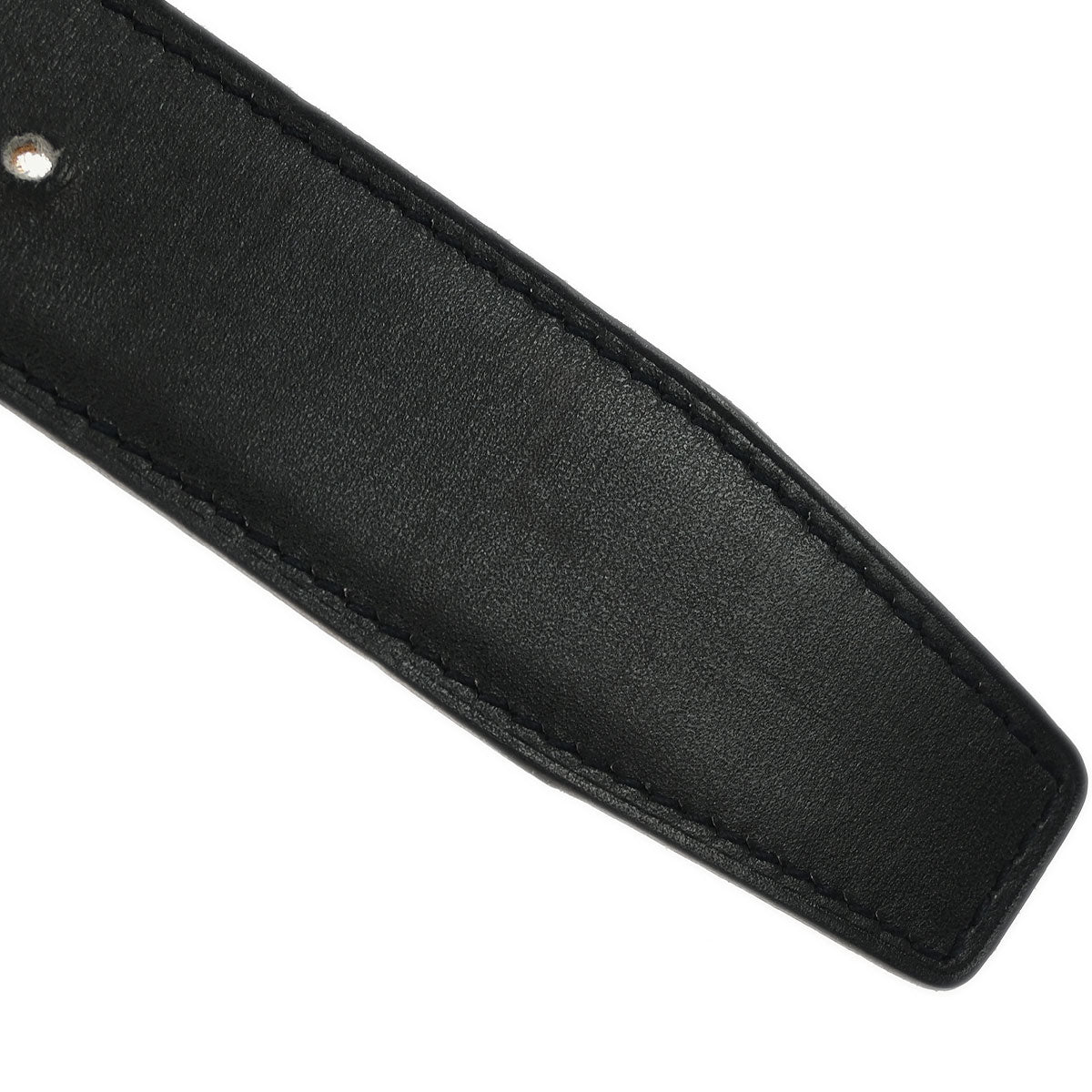 Hermes Black Box Calf Togo Constance Reversible Belt #75 Small Good
