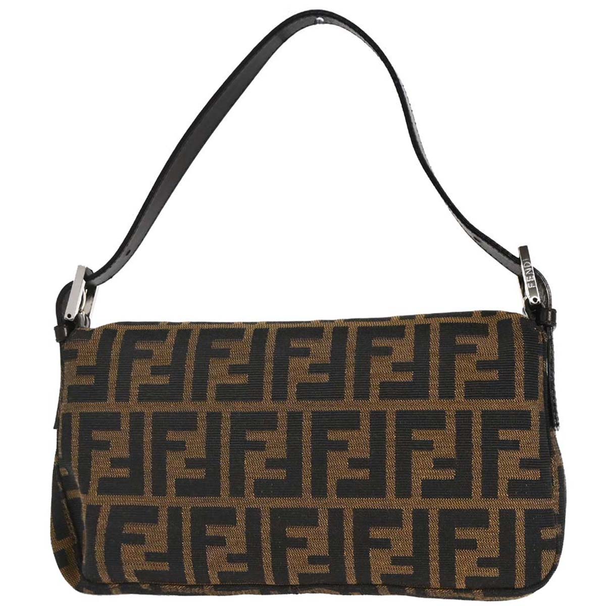 Fendi Brown Zucca Baguette Handbag