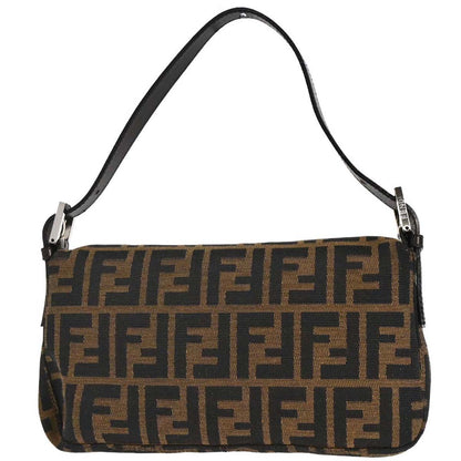Fendi Brown Zucca Baguette Handbag