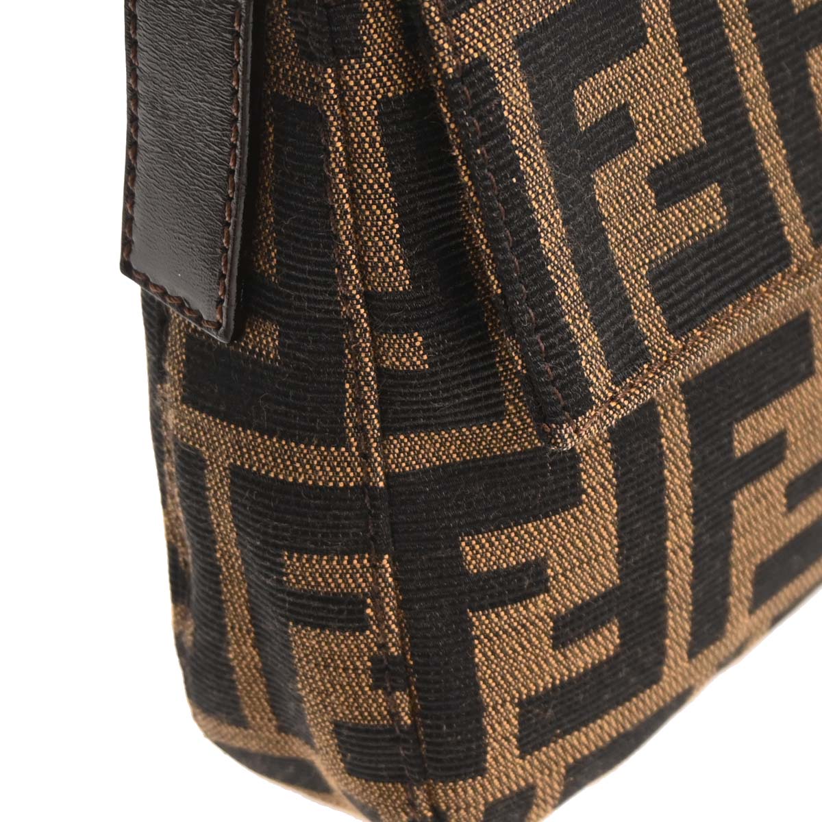 Fendi Brown Zucca Baguette Handbag