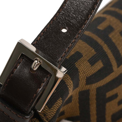 Fendi Brown Zucca Baguette Handbag