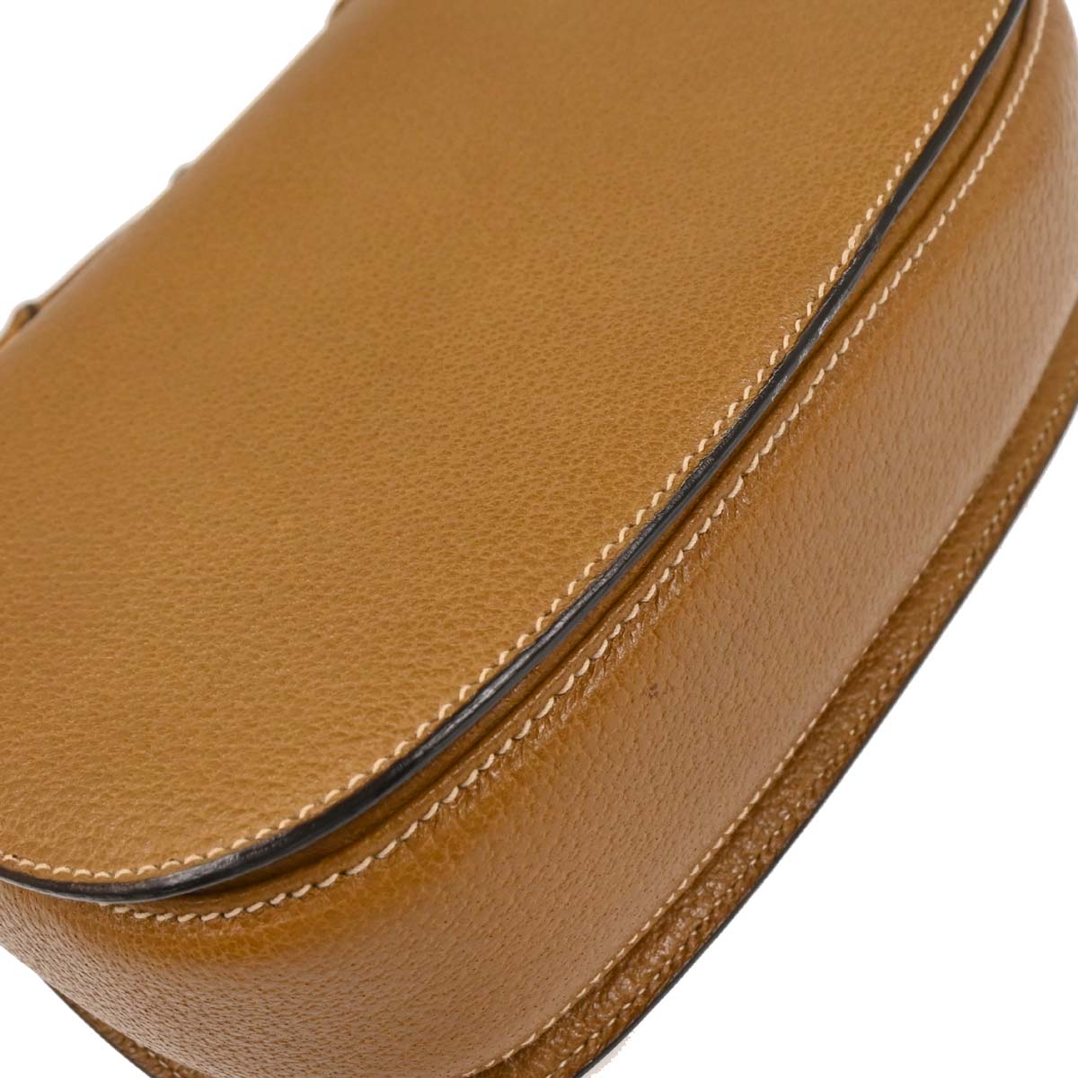 Gucci Brown Pigskin Bamboo 2way Shoulder Handbag