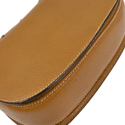 Gucci Brown Pigskin Bamboo 2way Shoulder Handbag