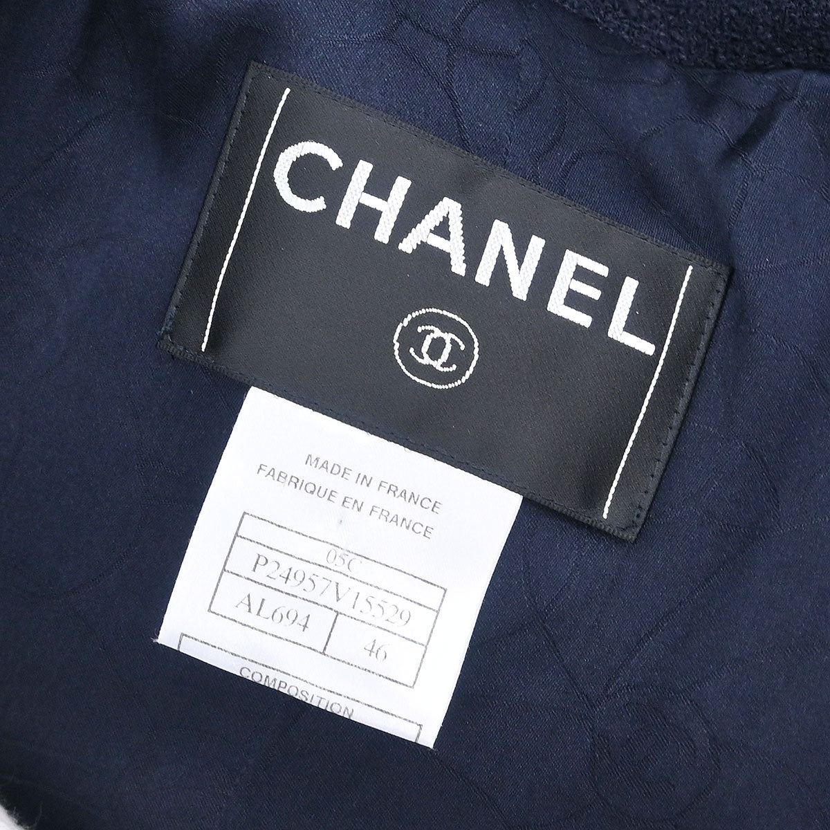 Chanel 2005 Jacket Navy #46