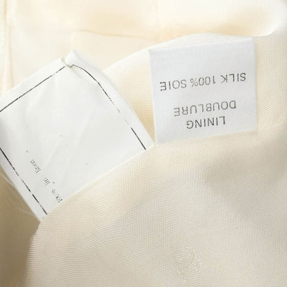 Chanel Single Breasted Jacket White