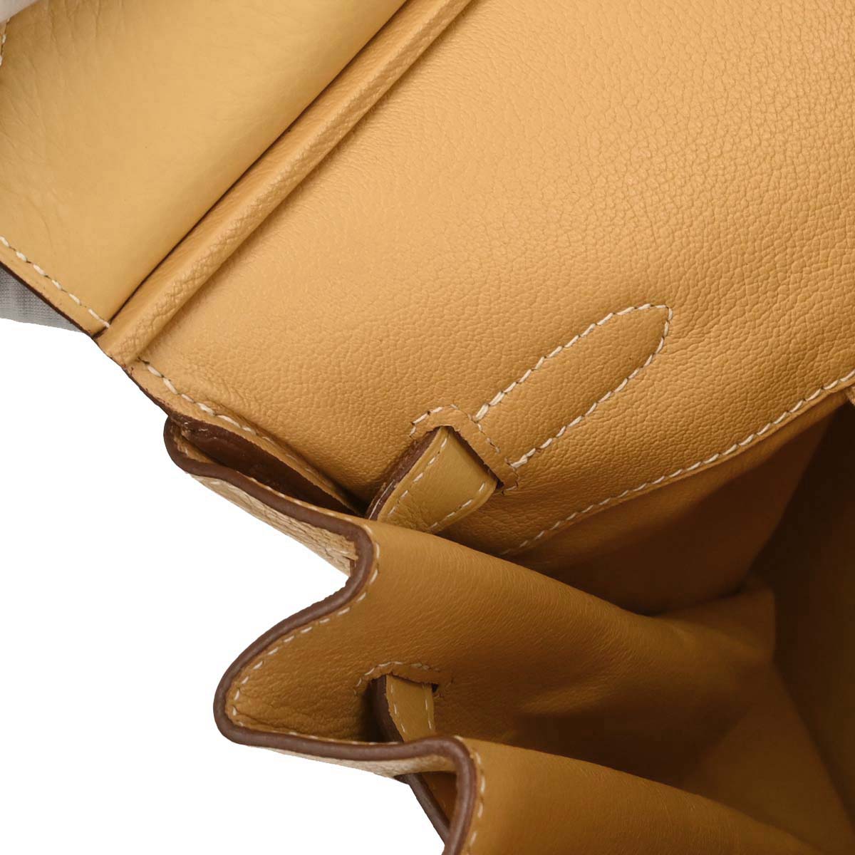Hermes Natural Sable Taurillon Clemence Birkin 45 Handbag