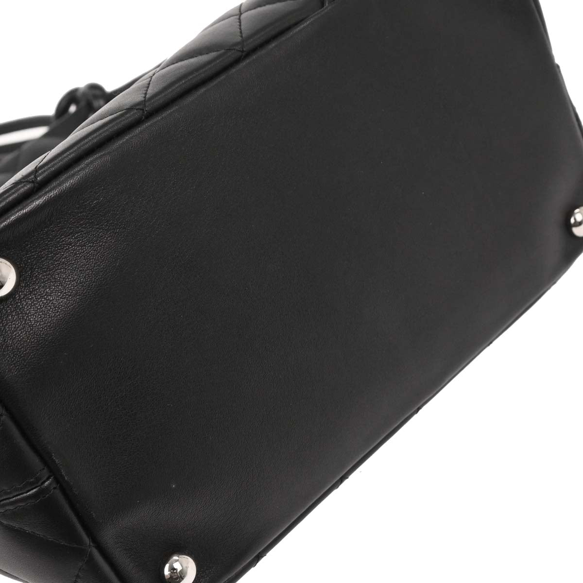 Chanel Black Calfskin Cambon Ligne Tote Handbag