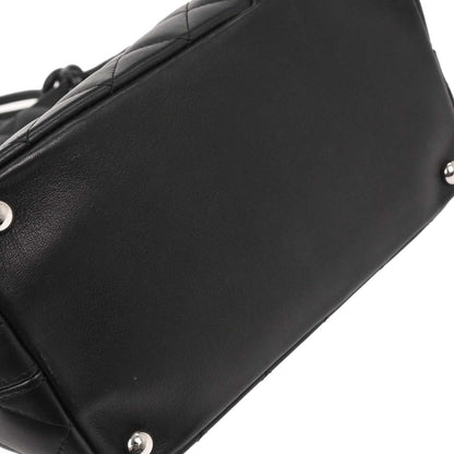 Chanel Black Calfskin Cambon Ligne Tote Handbag