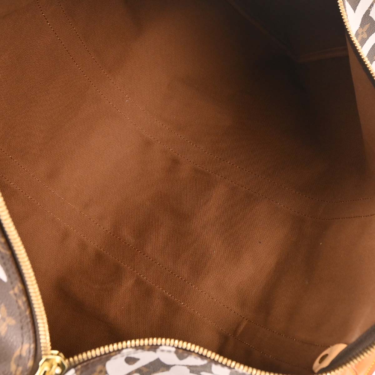 Louis Vuitton White Monogram Graffiti Keepall 50 Duffle Bag M92197