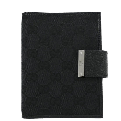 Gucci Black GG Notebook Cover Small Good