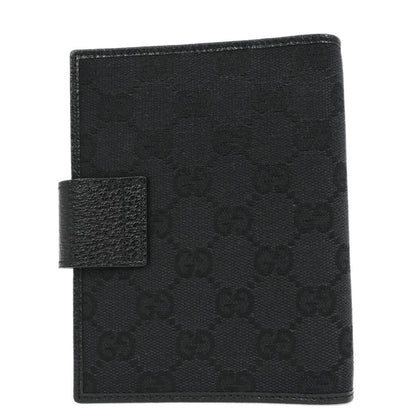 Gucci Black GG Notebook Cover Small Good