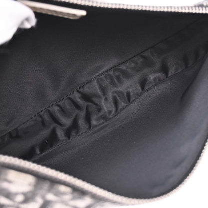 Christian Dior Black PVC Trotter Saddle Handbag