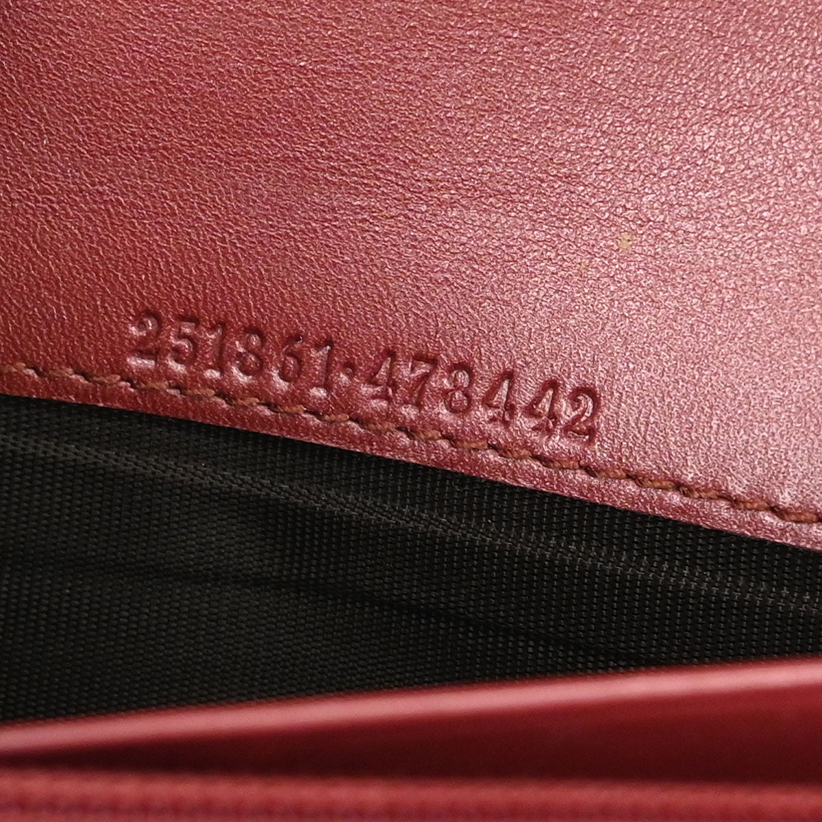 Gucci Pink Lovely Heart Guccissima Long Wallet