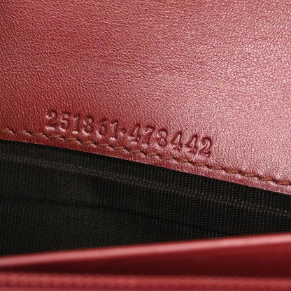 Gucci Pink Lovely Heart Guccissima Long Wallet