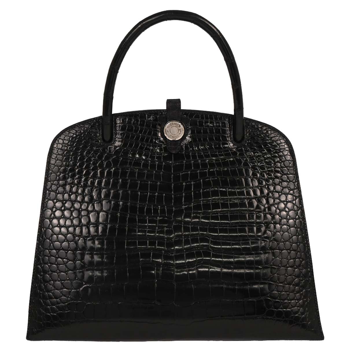 Hermes * Black ぽろさす Dalvy 30 MM Handbag