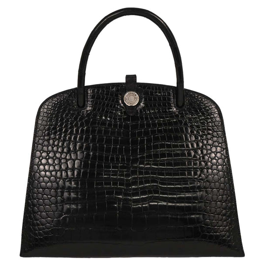 Hermes * Black ぽろさす Dalvy 30 MM Handbag