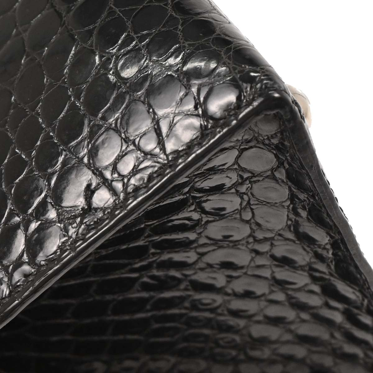 Hermes * Black ぽろさす Dalvy 30 MM Handbag