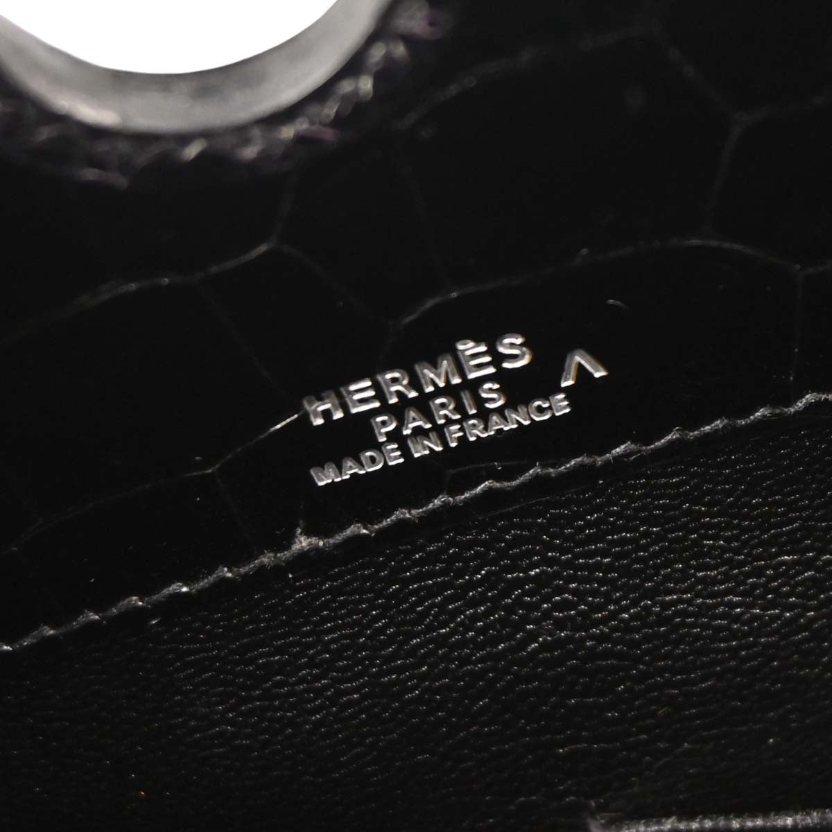 Hermes * Black ぽろさす Dalvy 30 MM Handbag