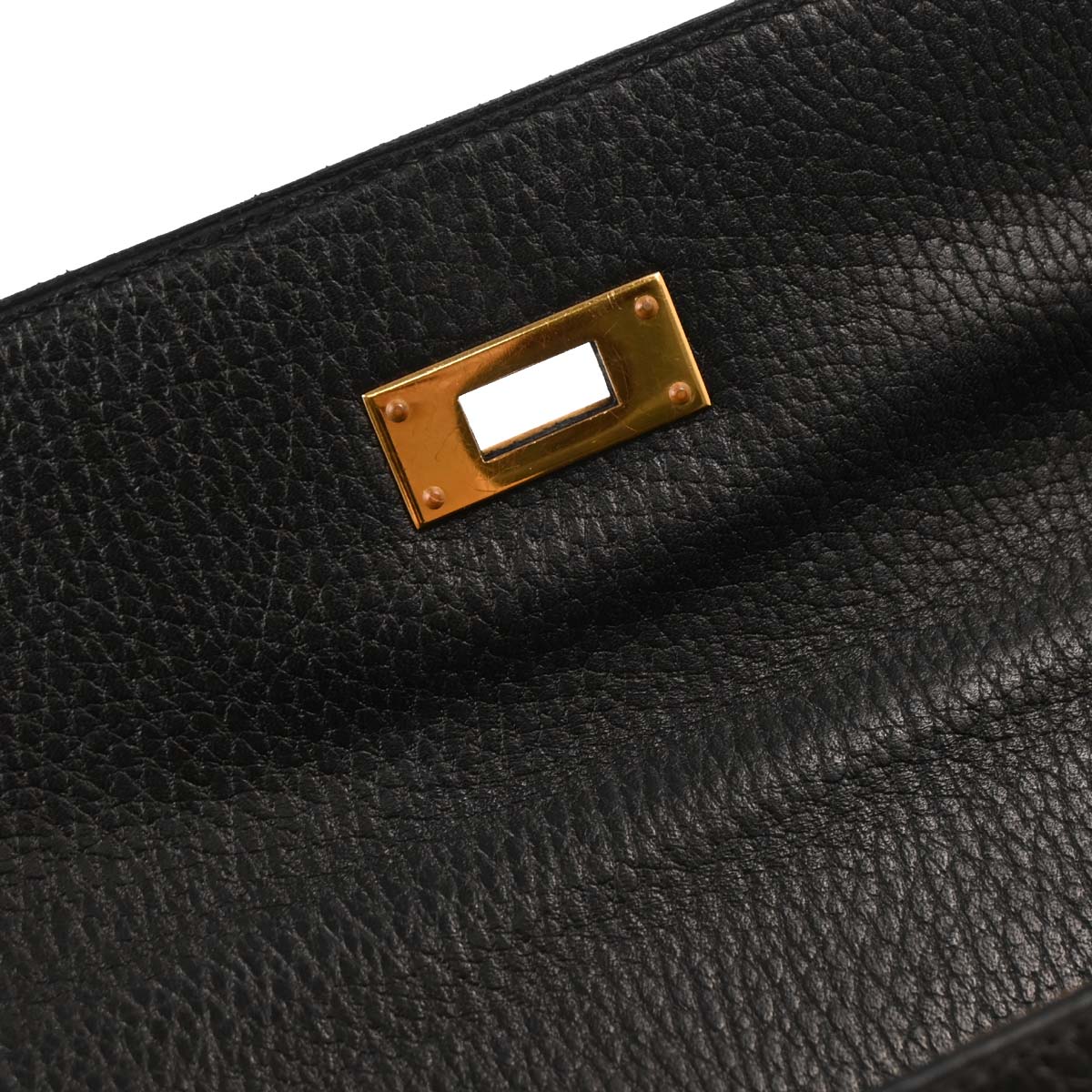 Hermes Black Ardennes Kelly 32 Retourne 2way Shoulder Handbag