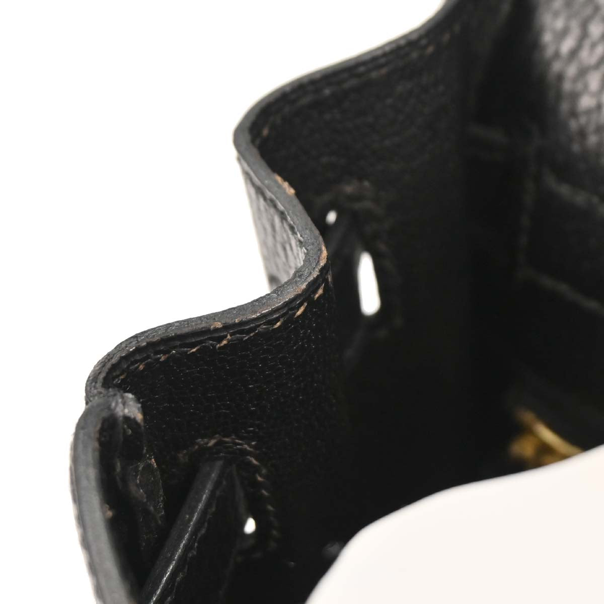 Hermes Black Ardennes Kelly 32 Retourne 2way Shoulder Handbag