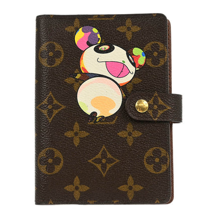 Louis Vuitton Monogram Panda Agenda PM Note Book Cover R20011 Small Good