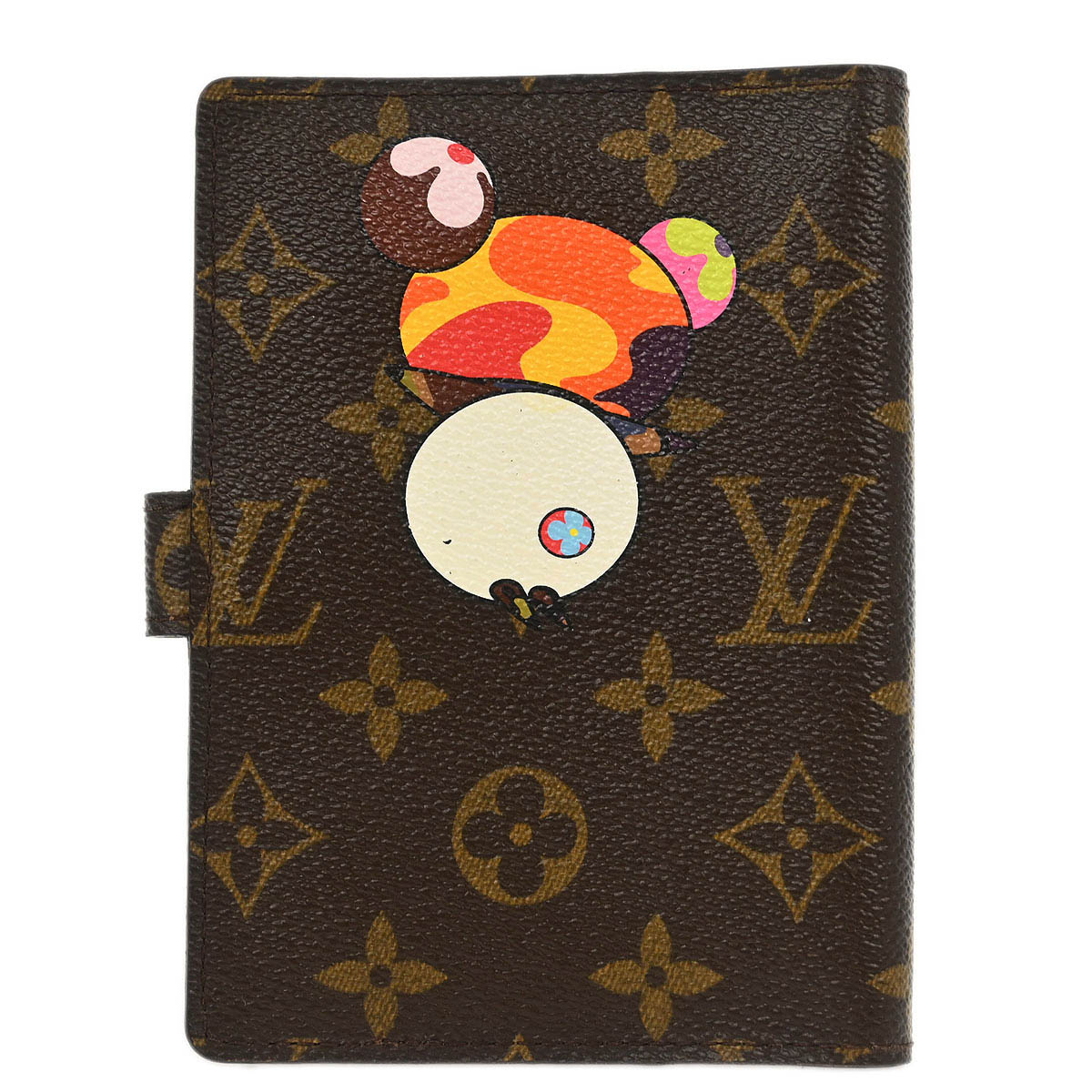 Louis Vuitton Monogram Panda Agenda PM Note Book Cover R20011 Small Good