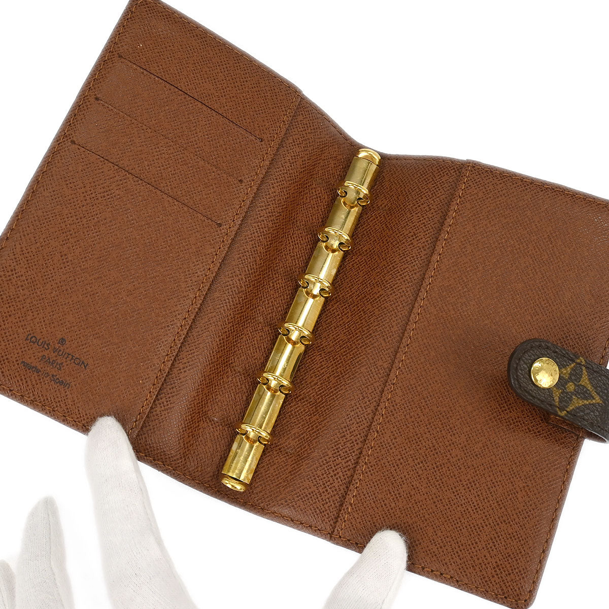 Louis Vuitton Monogram Panda Agenda PM Note Book Cover R20011 Small Good