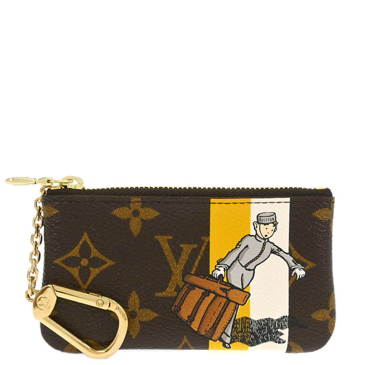 Louis Vuitton Monogram Groom Pochette Cles Coin Case M60033