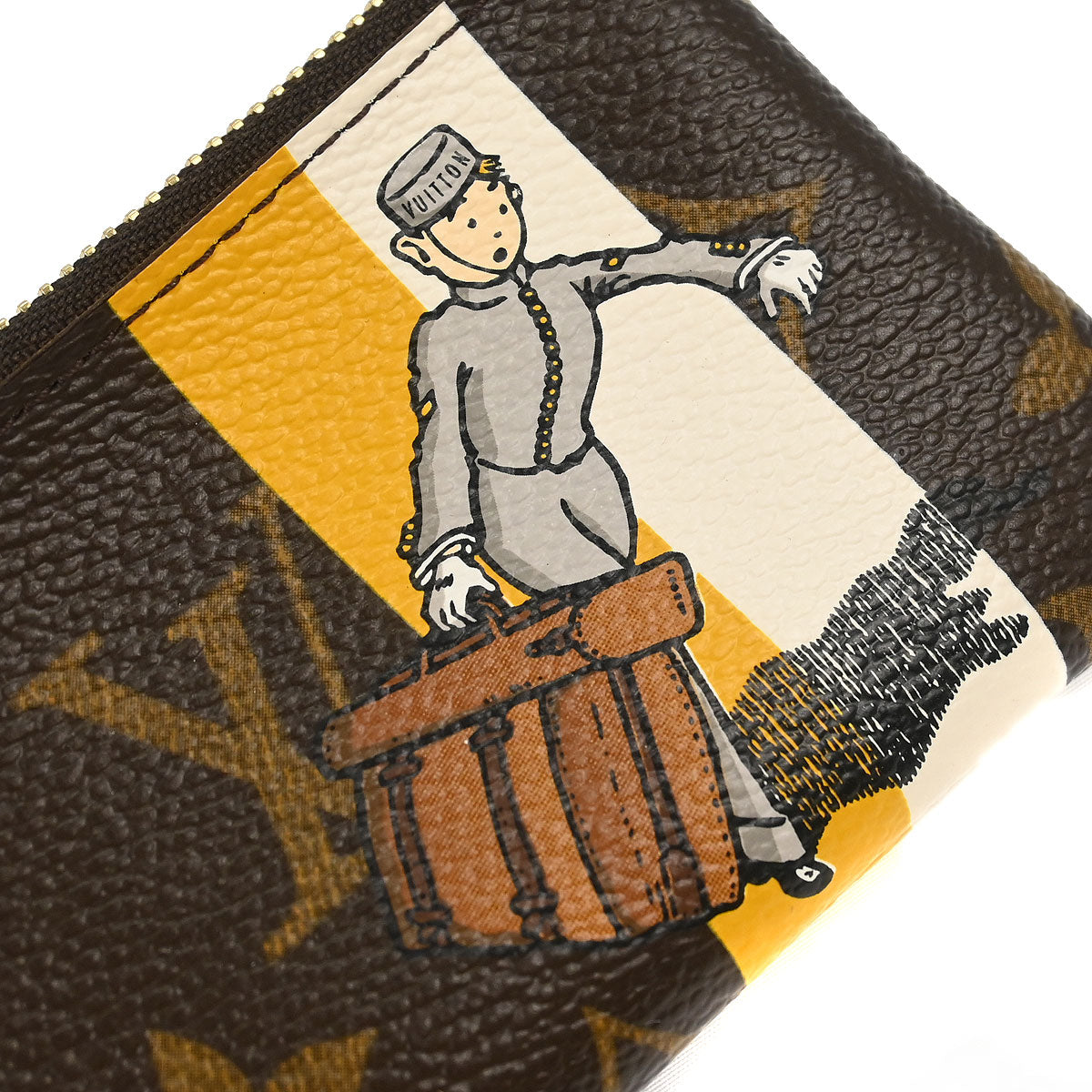 Louis Vuitton Monogram Groom Pochette Cles Coin Case M60033