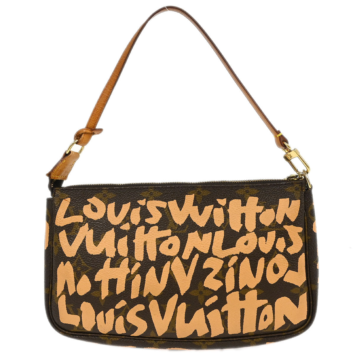Louis Vuitton Beige Graffiti Pochette Accessoires Handbag M92193