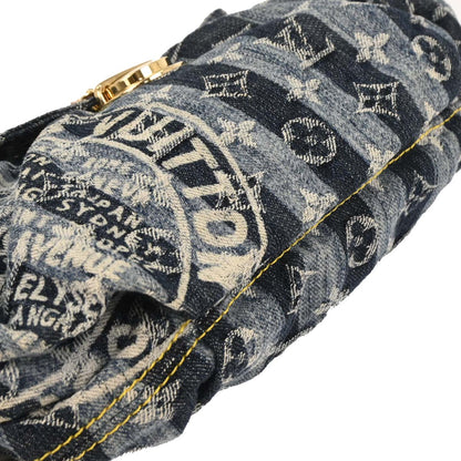 Louis Vuitton Blue Monogram Denim Mini Pleaty Raye Handbag M95333