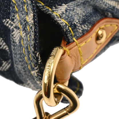 Louis Vuitton Blue Monogram Denim Mini Pleaty Raye Handbag M95333