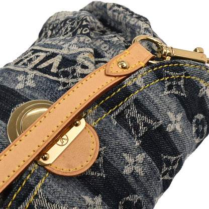 Louis Vuitton Blue Monogram Denim Mini Pleaty Raye Handbag M95333
