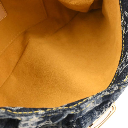 Louis Vuitton Blue Monogram Denim Mini Pleaty Raye Handbag M95333