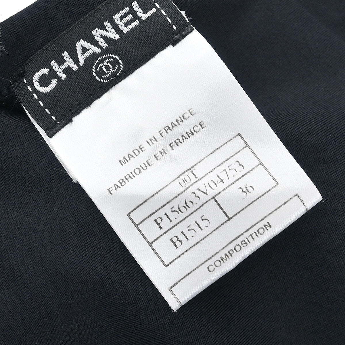 Chanel 2000 Swimwear Swimsuit Black 00T #36