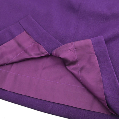 Celine #38 Setup Suit Jacket Skirt Purple