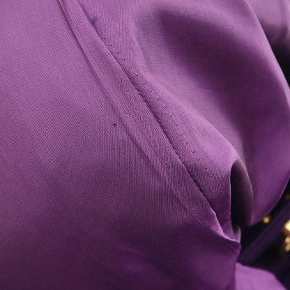 Celine #38 Setup Suit Jacket Skirt Purple