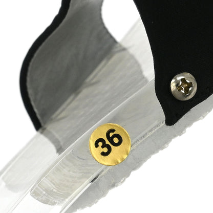 Chanel * Clear Acrylic Sport Line Shoes Sandals #36