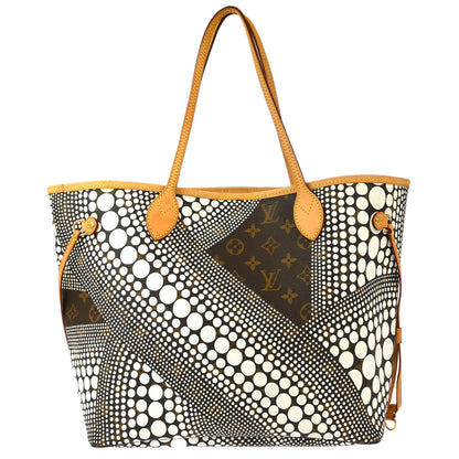 Louis Vuitton Yayoi Kusama 2012 Monogram Waves Neverfull MM Tote Bag M40684