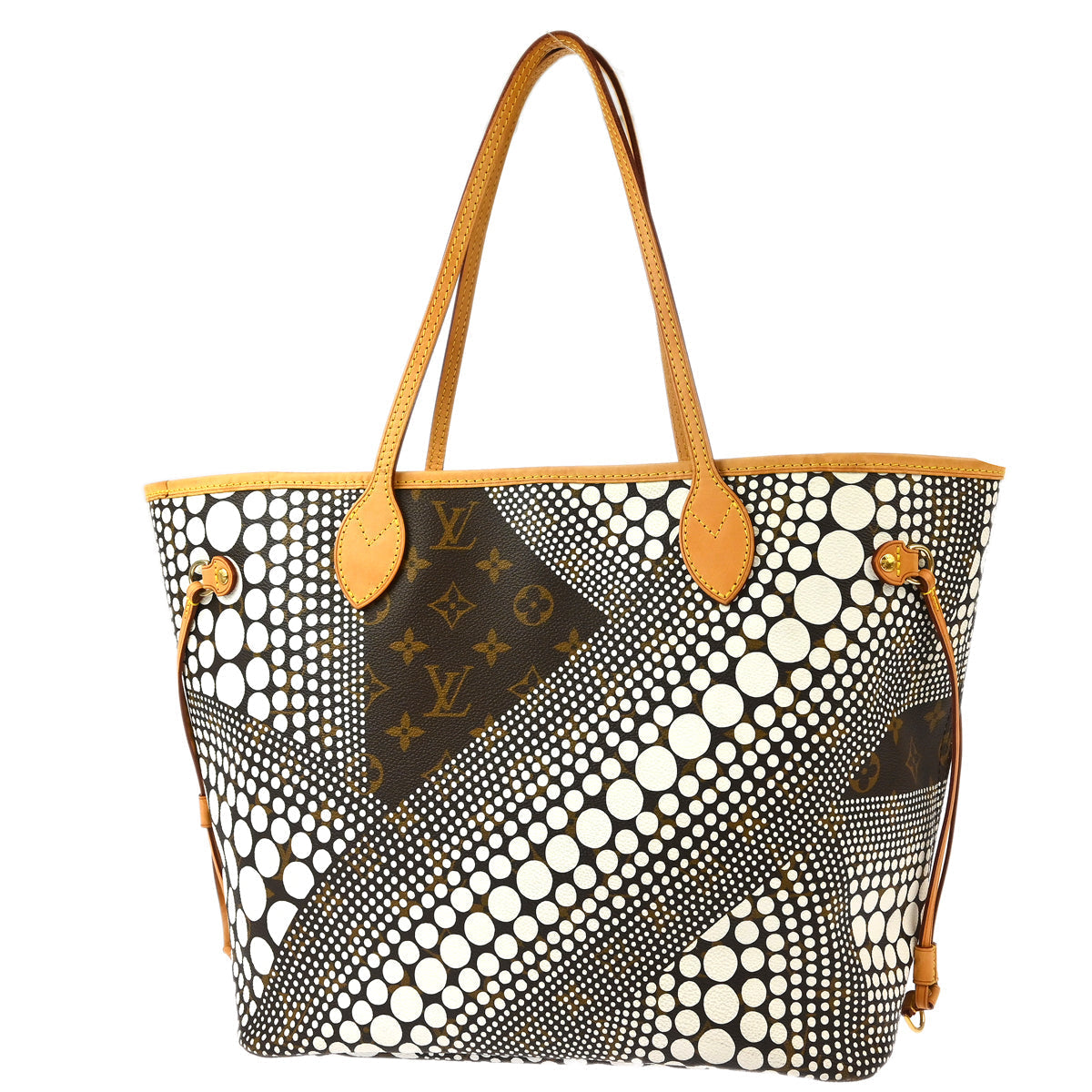 Louis Vuitton Yayoi Kusama 2012 Monogram Waves Neverfull MM Tote Bag M40684