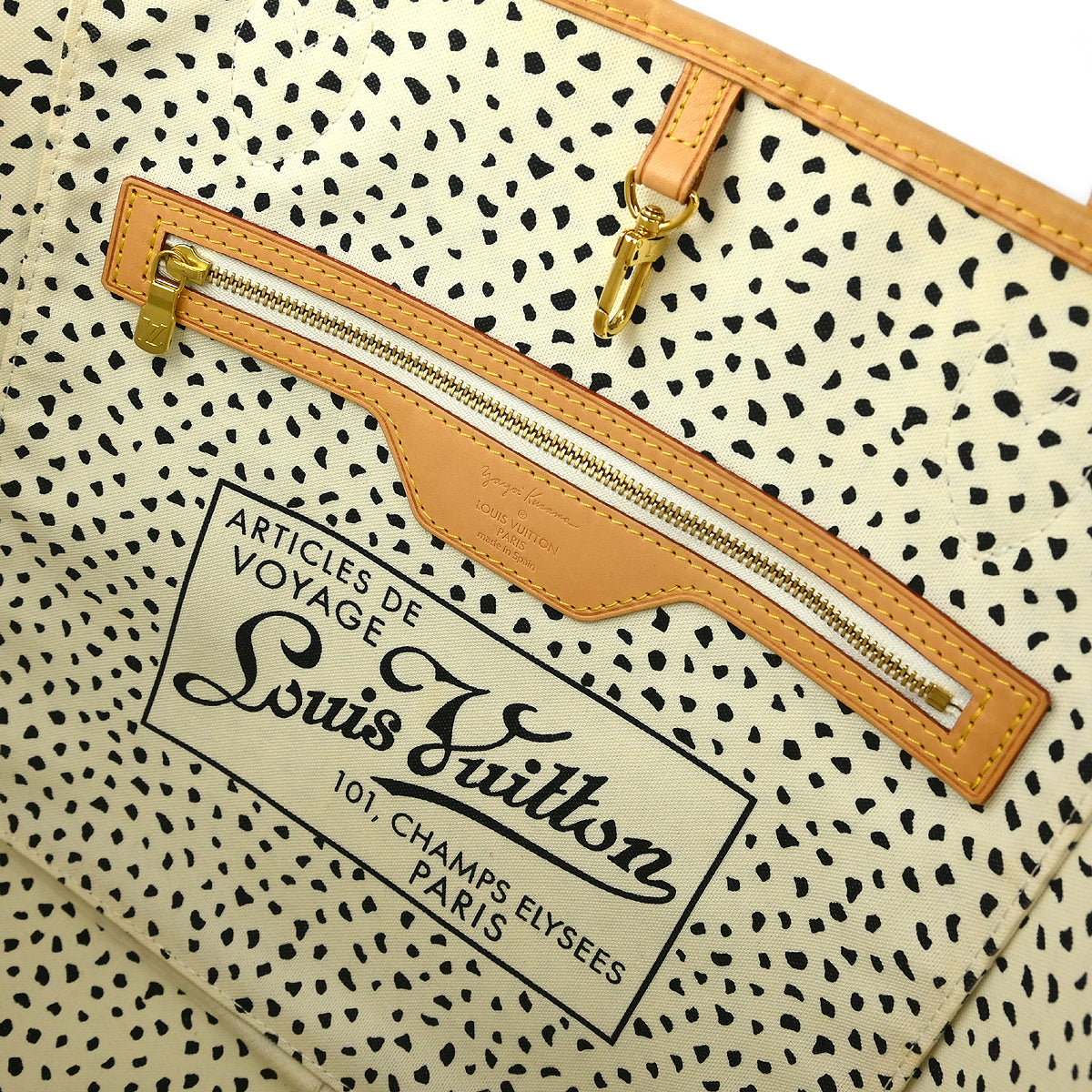 Louis Vuitton Yayoi Kusama 2012 Monogram Waves Neverfull MM Tote Bag M40684