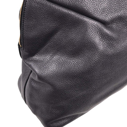 Yves Saint Laurent Metallic Navy Leather Calypso Handbag